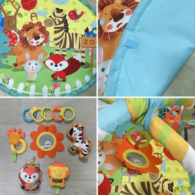 Tapis d'Éveil - BabyGymPlayMat™ - Zoo - Mobilier Pour Bébé