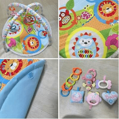 Tapis d'Éveil - BabyGymPlayMat™ - Hibou - Mobilier Pour Bébé
