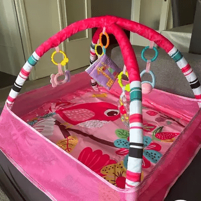 Tapis d'Éveil - BabyGymPlayMat™ - Rose - Mobilier Pour Bébé
