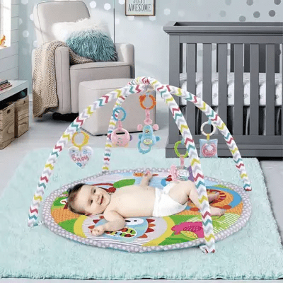 Tapis d'Éveil - BabyGymPlayMat™ - Hibou - Mobilier Pour Bébé
