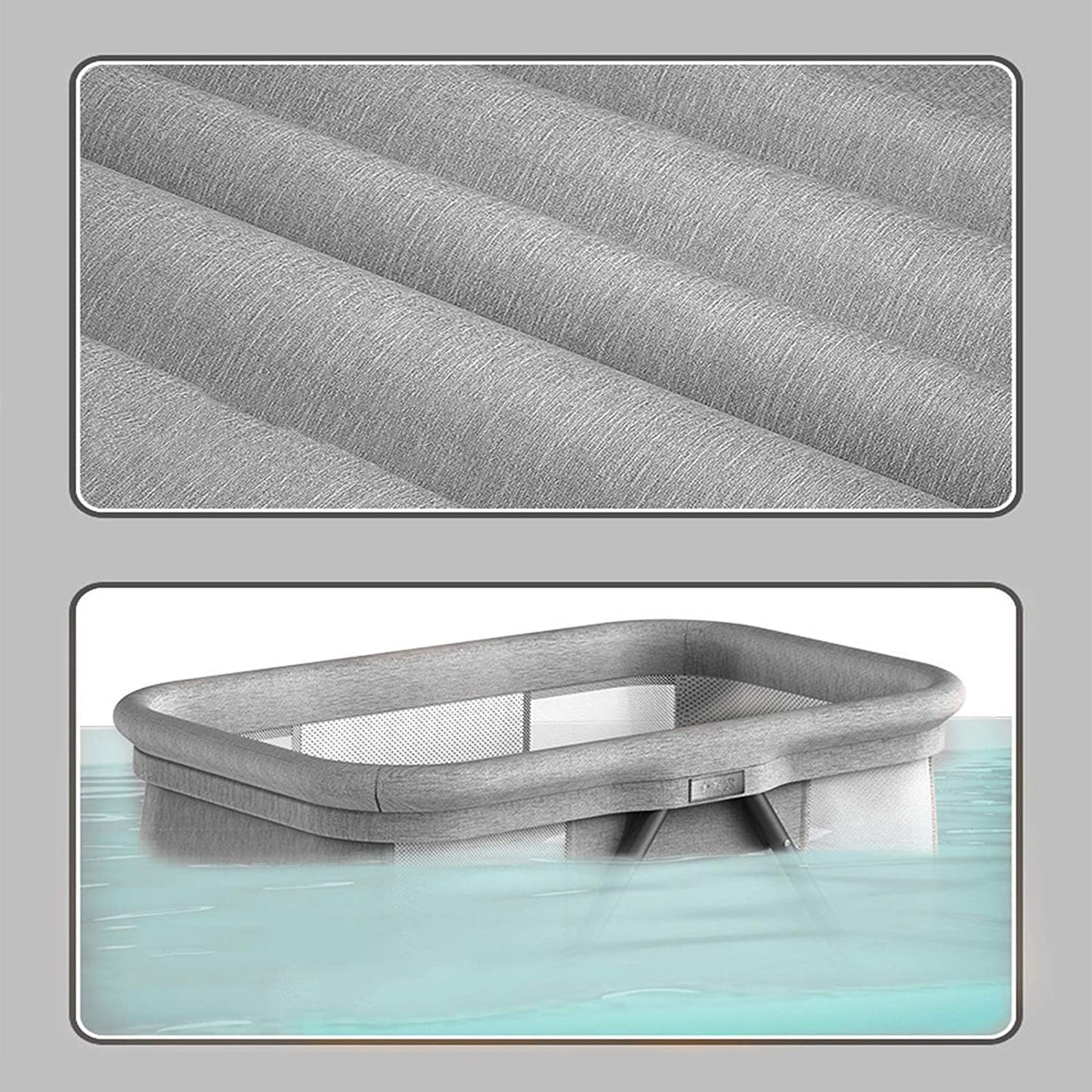 Berceau Cododo - BabyCradle™ - Gris - Mobilier Pour Bébé