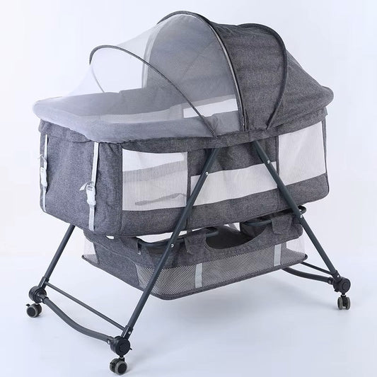 Berceau Cododo - BabyCradle™ - Gris - Mobilier Pour Bébé