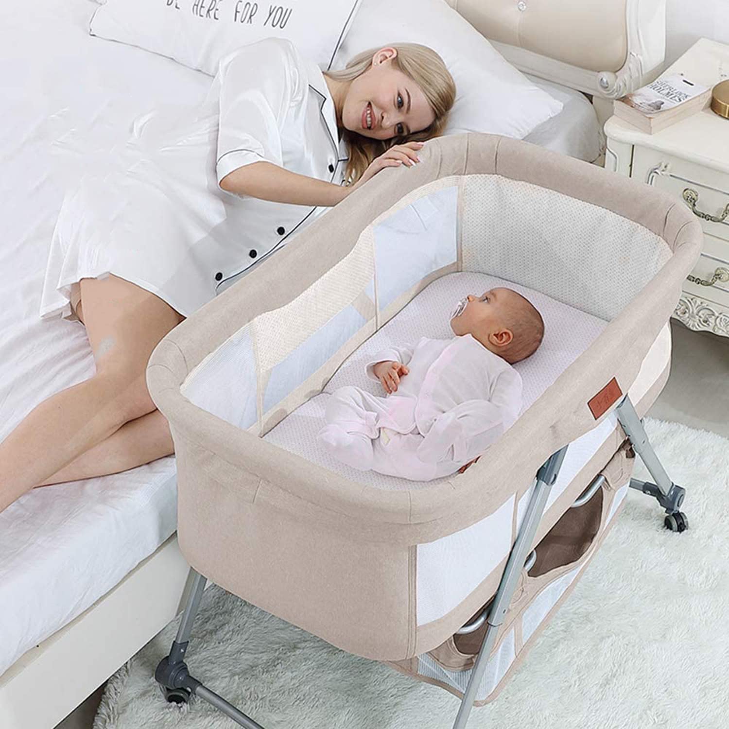Berceau Cododo - BabyCradle™ - Kaki - Mobilier Pour Bébé