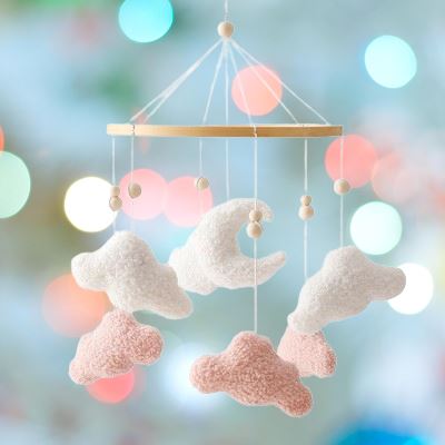 Mobile pour Bébé - WoodenCribBell™ - Nuages - Mobilier Pour Bébé